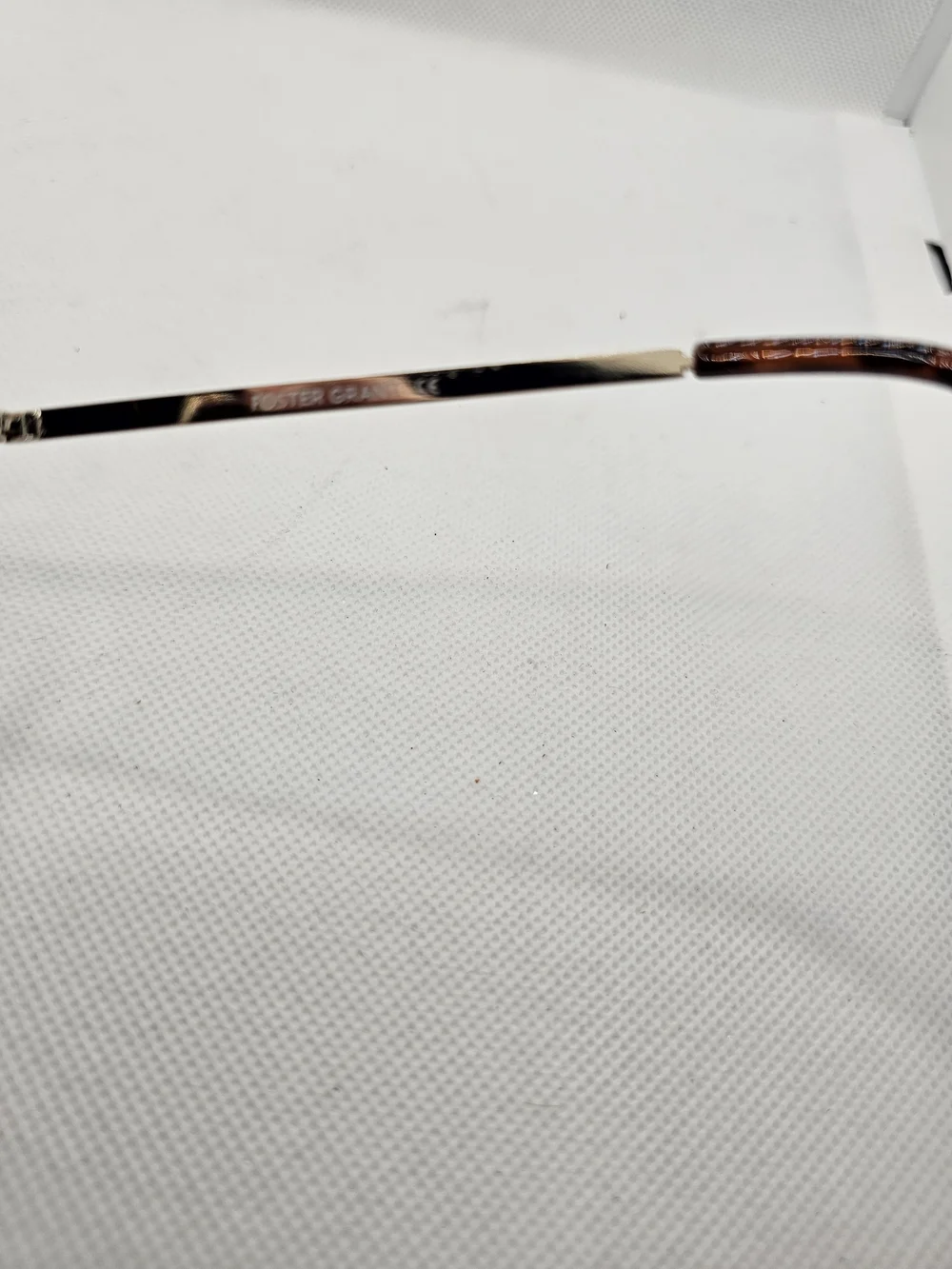 Foster Grant Gold Frame Sunglasses with Brown Gradient Lenses